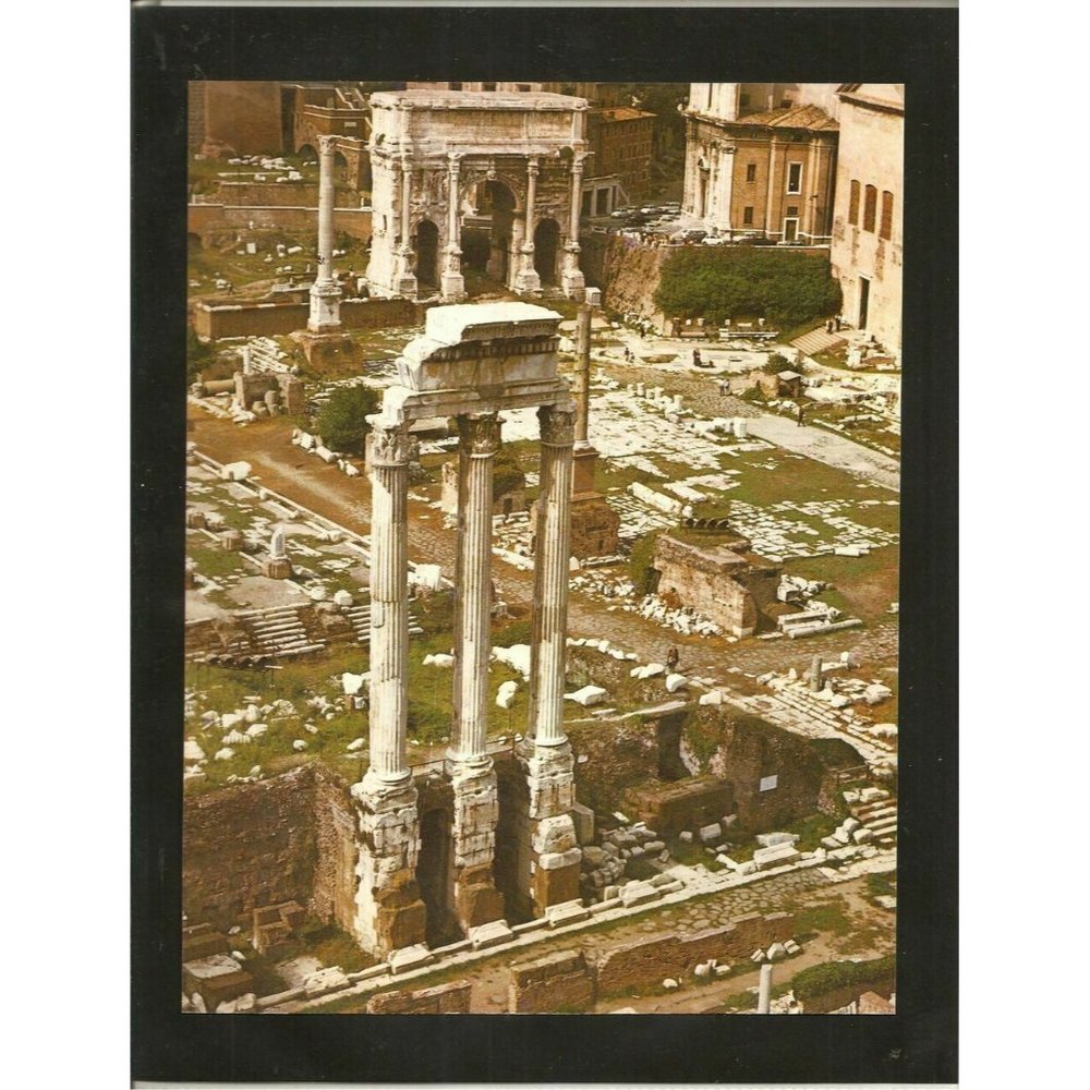 Vintage Roma Image of the Temple of Castor